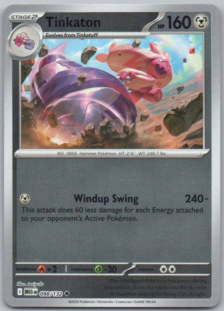 Tinkaton 098 REV Card - Mega Evolution