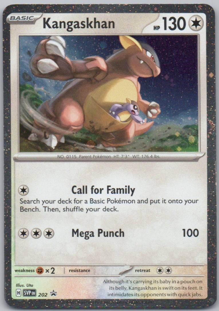 Kangaskhan (Cosmos Holo) 202 HOL Card - Scarlet & Violet Promo