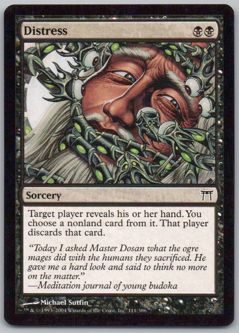 Distress 111 Normal Sorcery Card - Champions of Kamigawa