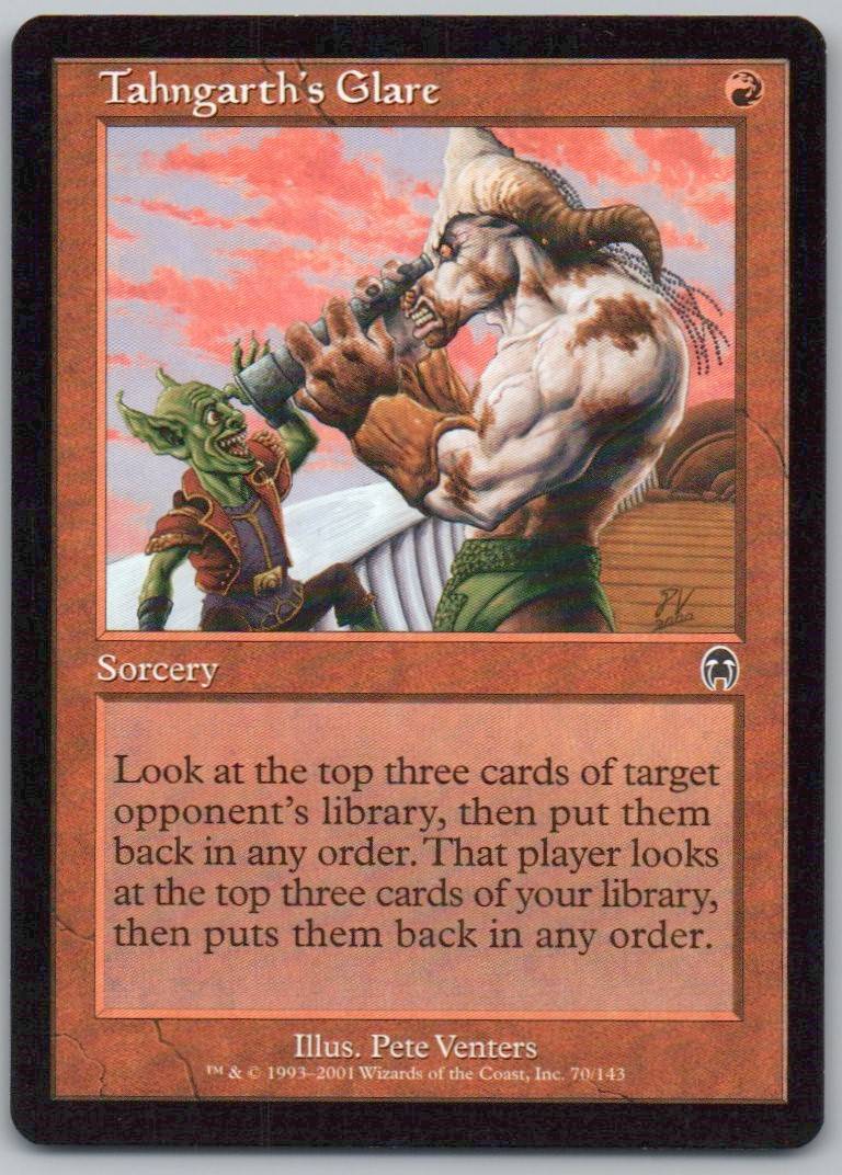 Tahngarth's Glare 70 Normal Sorcery Card - Apocalypse
