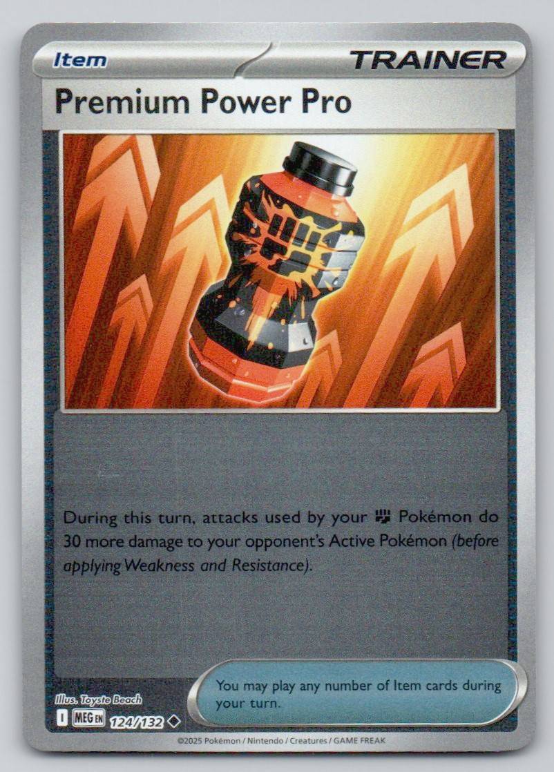 Premium Power Pro 124 REV Card - Mega Evolution