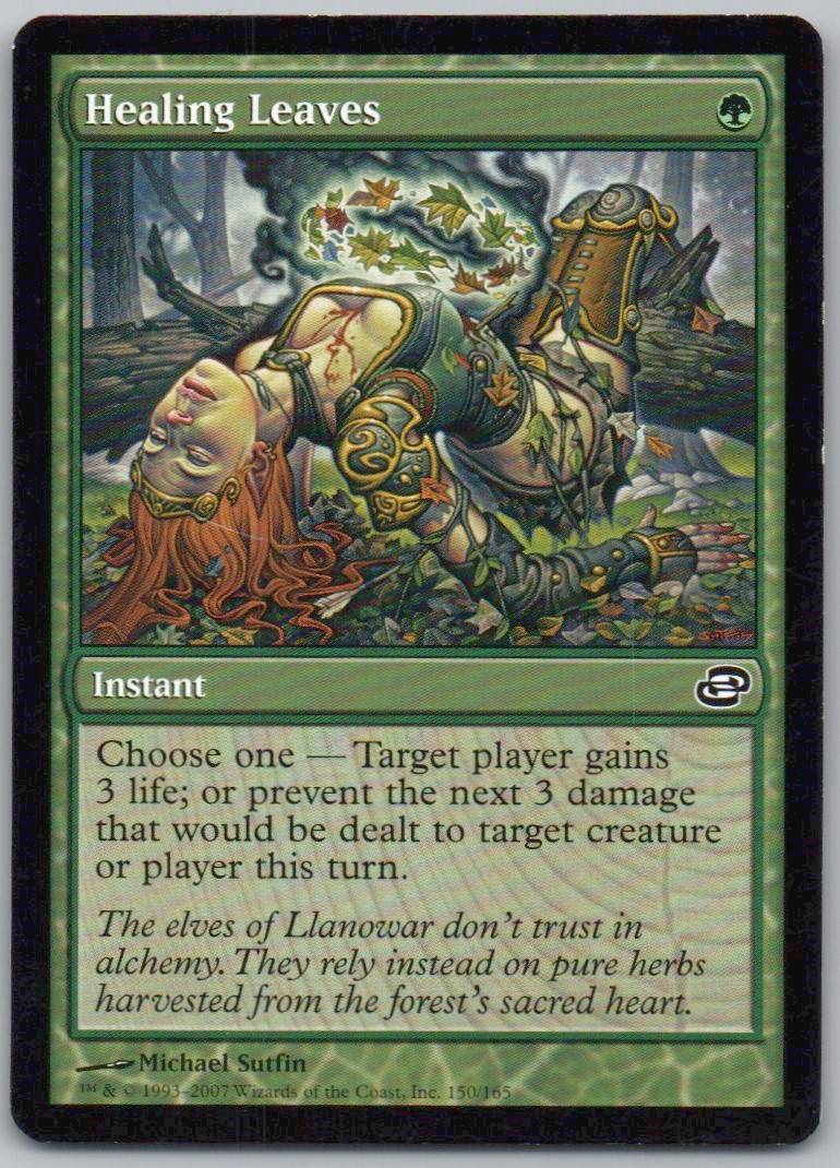 Healing Leaves 150 Normal Instant Card - Planar Chaos