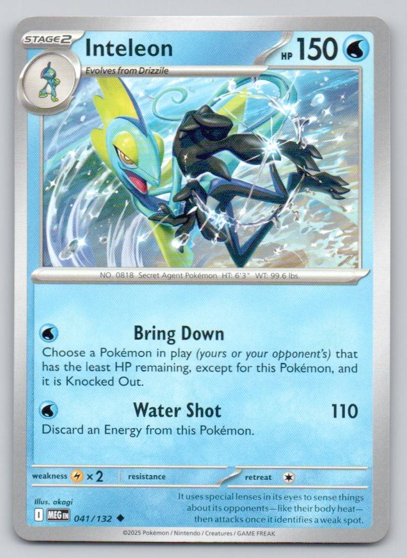 Inteleon 041 NOR Card - Mega Evolution