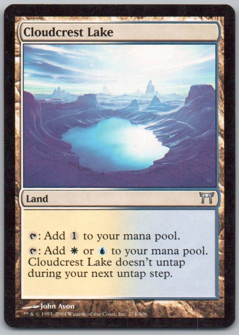 Cloudcrest Lake 274 Normal Land Card - Champions of Kamigawa