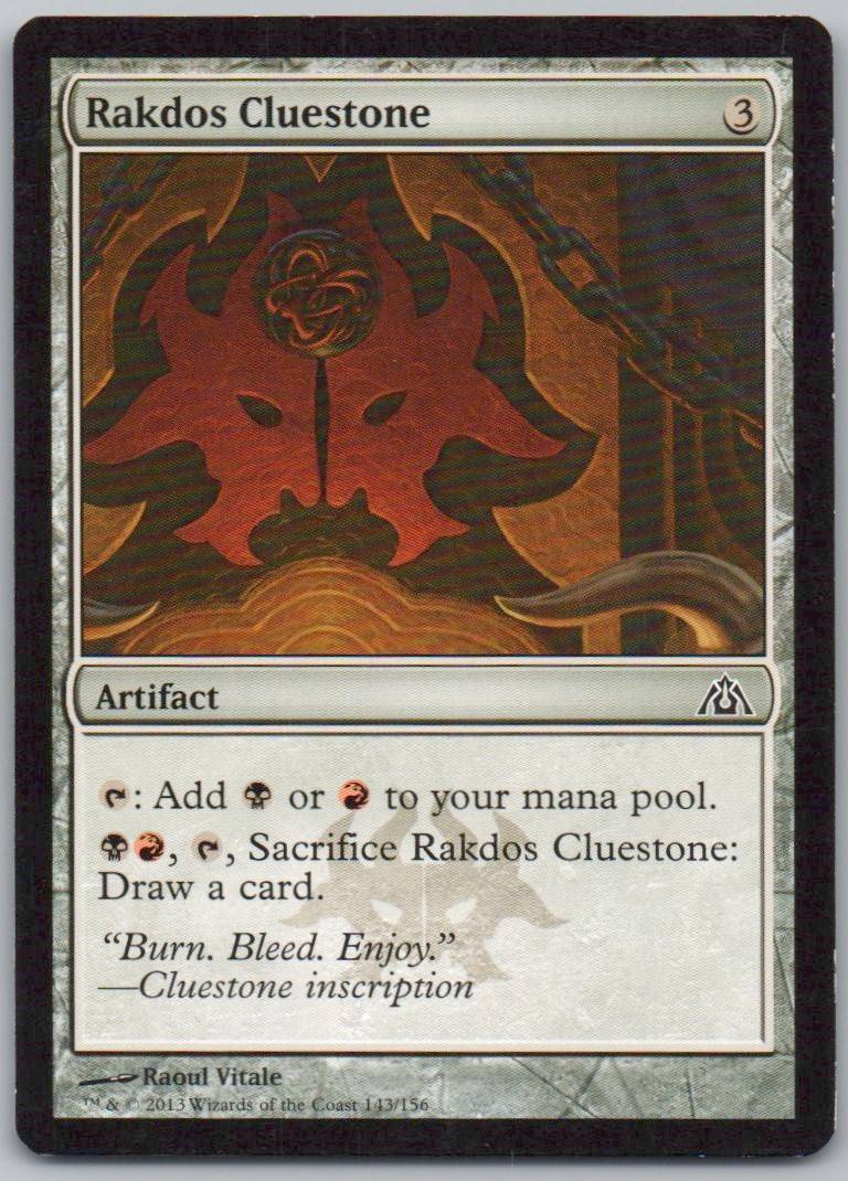 Rakdos Cluestone 143 Normal Artifact Card - Dragon's Maze