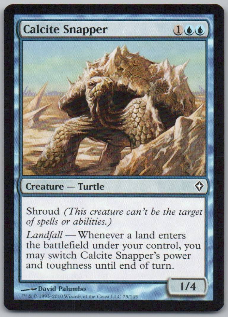 Calcite Snapper 25 Normal Creature Card - Worldwake