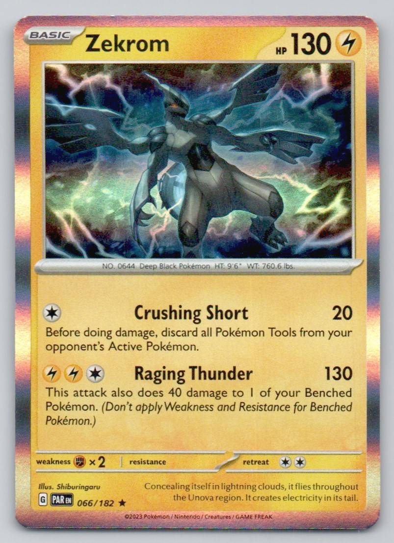 Zekrom 066 NOR Card - Paradox Rift