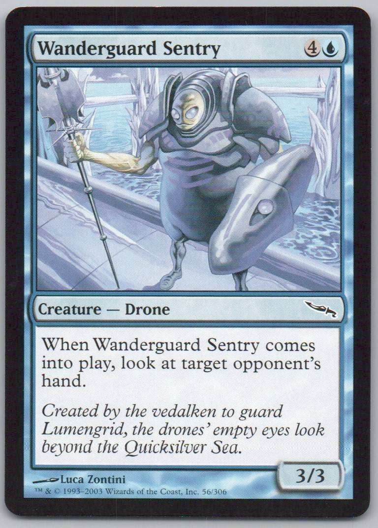 Wanderguard Sentry 56 Normal Creature Card - Mirrodin