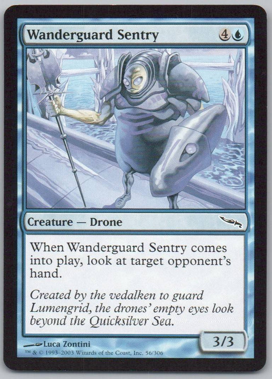 Wanderguard Sentry 56 Normal Creature Card - Mirrodin