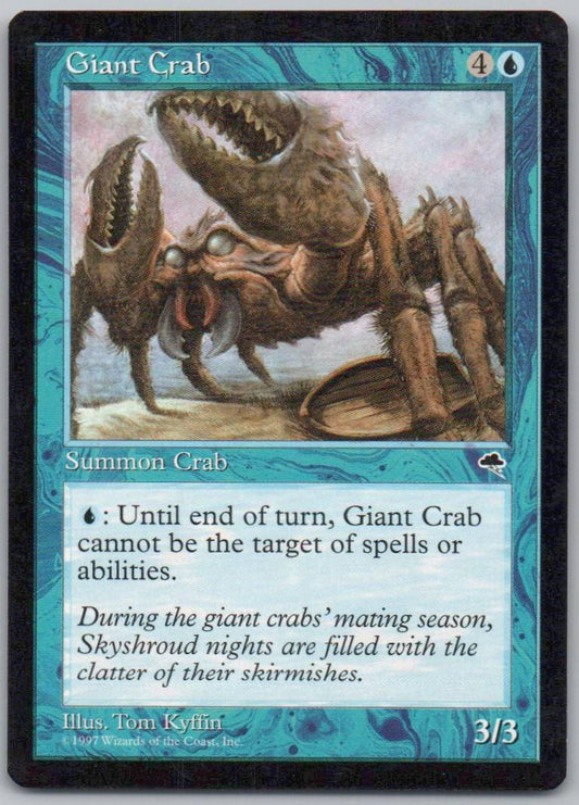 Giant Crab 66 Normal Creature Card - Tempest