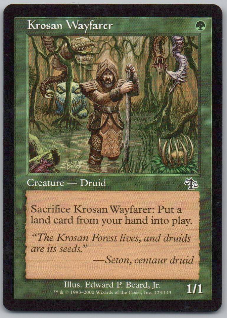 Krosan Wayfarer 123 Normal Creature Card - Judgment