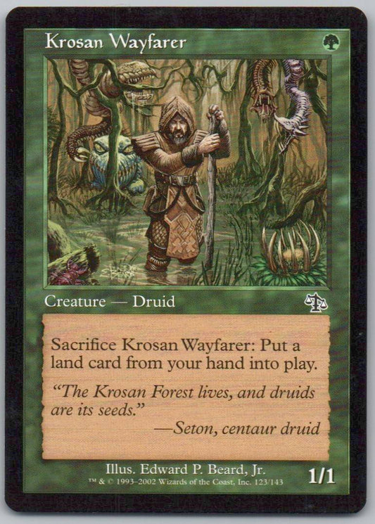 Krosan Wayfarer 123 Normal Creature Card - Judgment