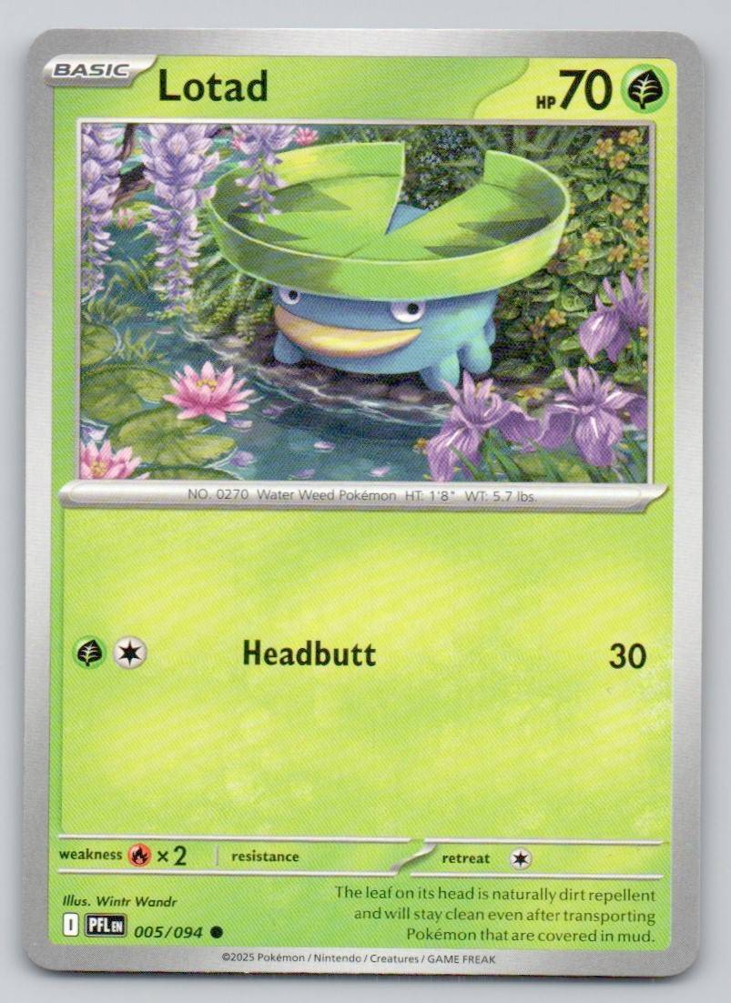 Lotad 005 NOR Card - Phantasmal Flames