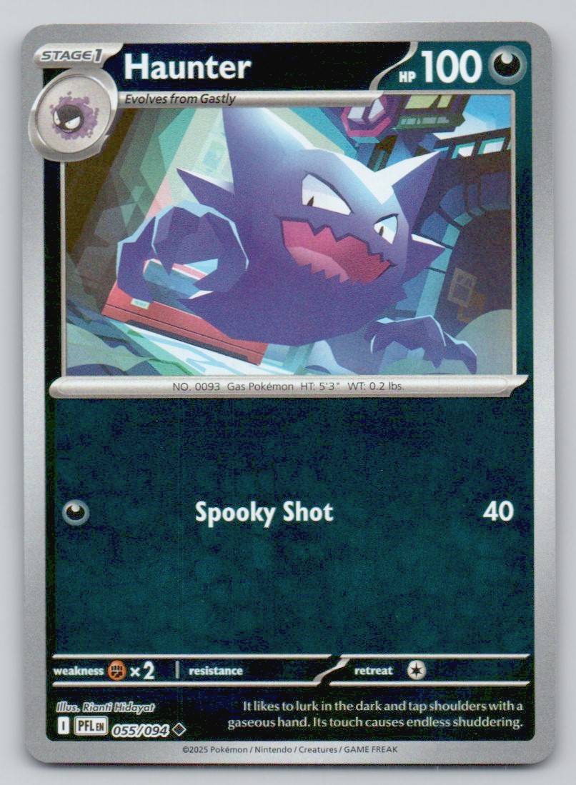 Haunter 055 REV Card - Phantasmal Flames