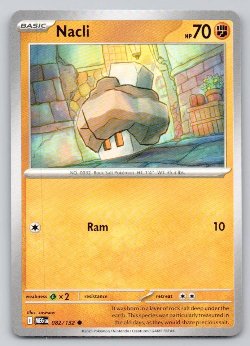 Nacli 082 NOR Card - Mega Evolution