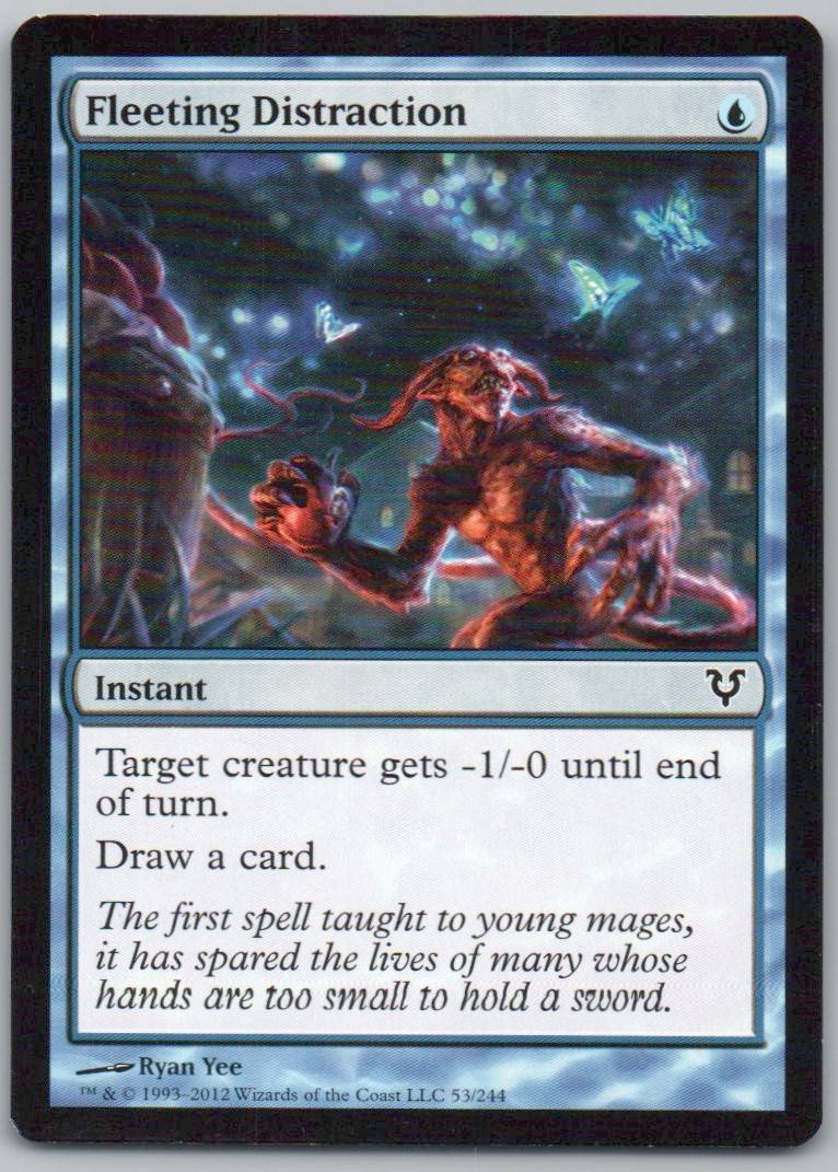 Fleeting Distraction 53 Normal Instant Card - Avacyn Restored