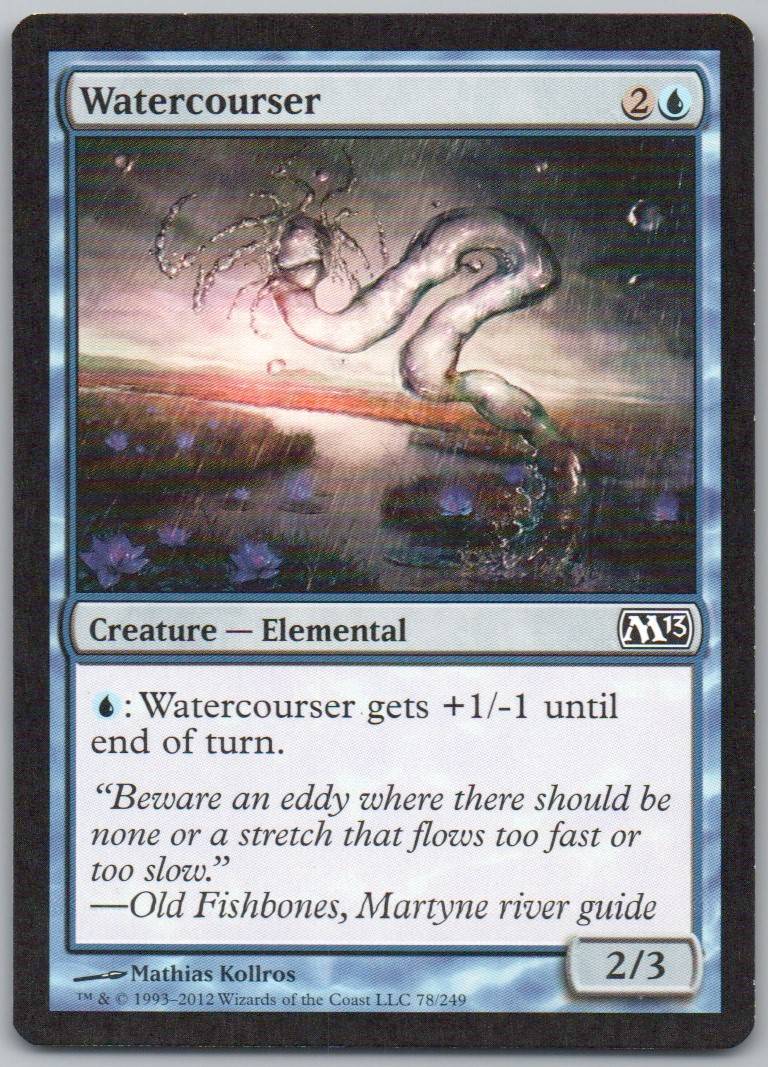 Watercourser 78 Normal Creature Card - Magic 2013