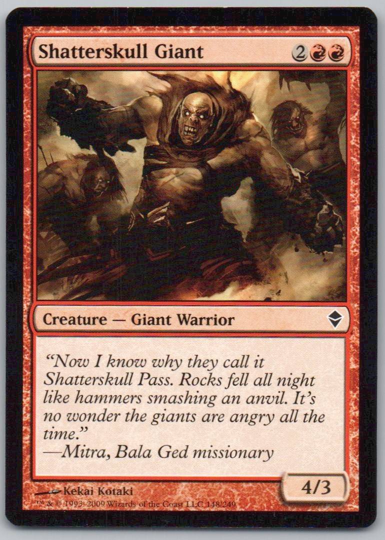Shatterskull Giant 148 Normal Creature Card - Zendikar
