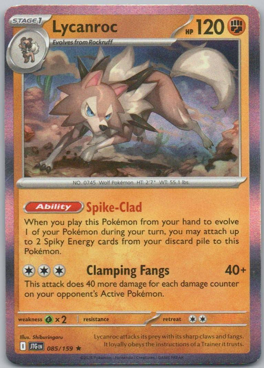 Lycanroc 085 NOR Card - Journey Together