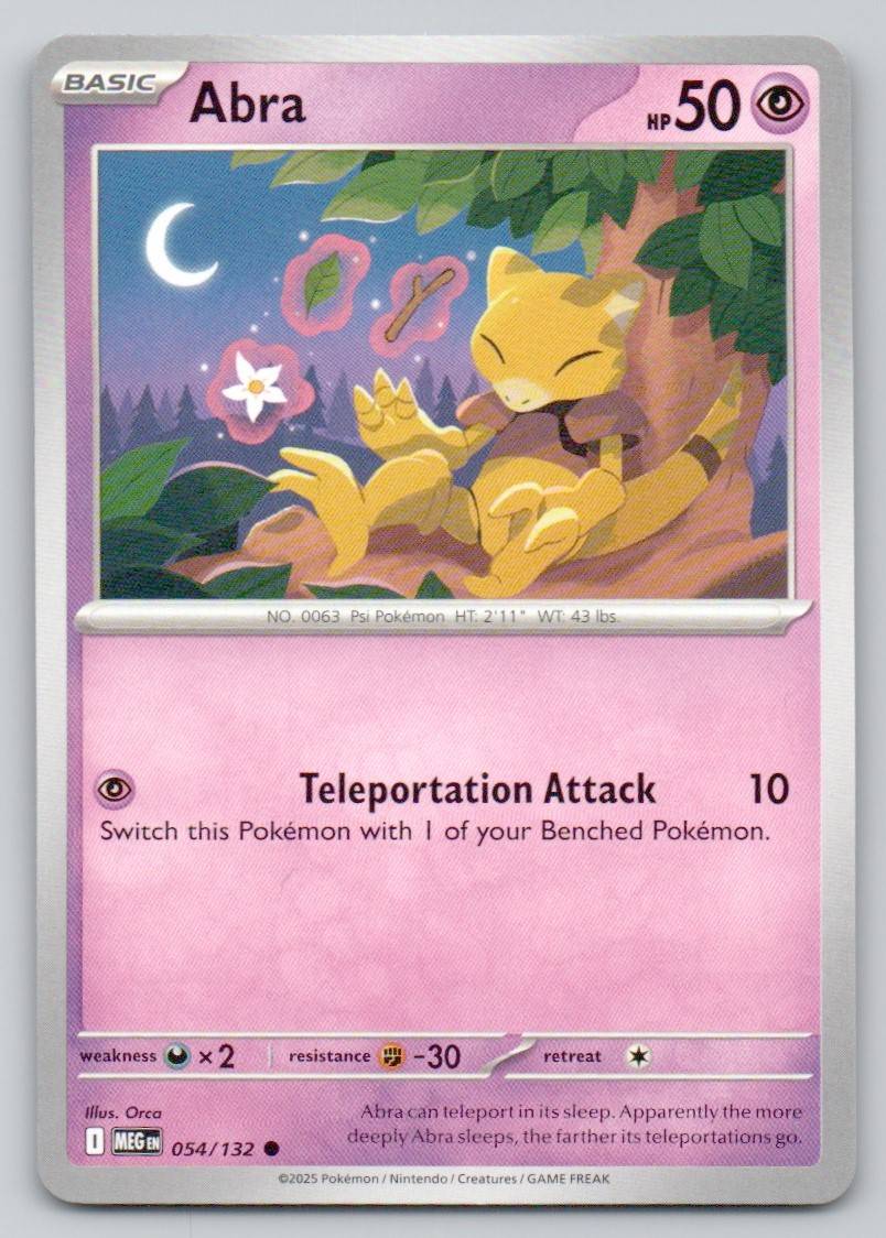 Abra 054 NOR Card - Mega Evolution