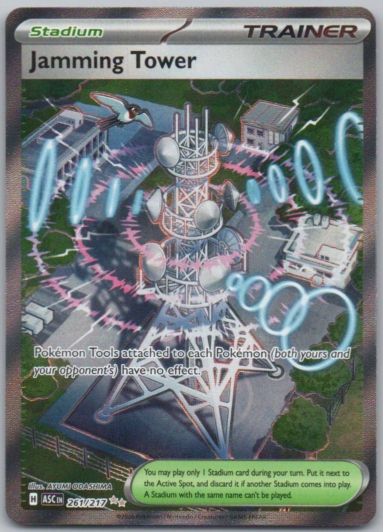 Jamming Tower 261 Holo Trainer Card - Ascended Heroes