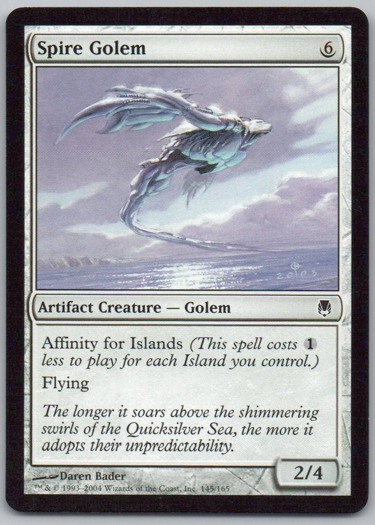 Spire Golem 145 Normal Artifact Card - Darksteel
