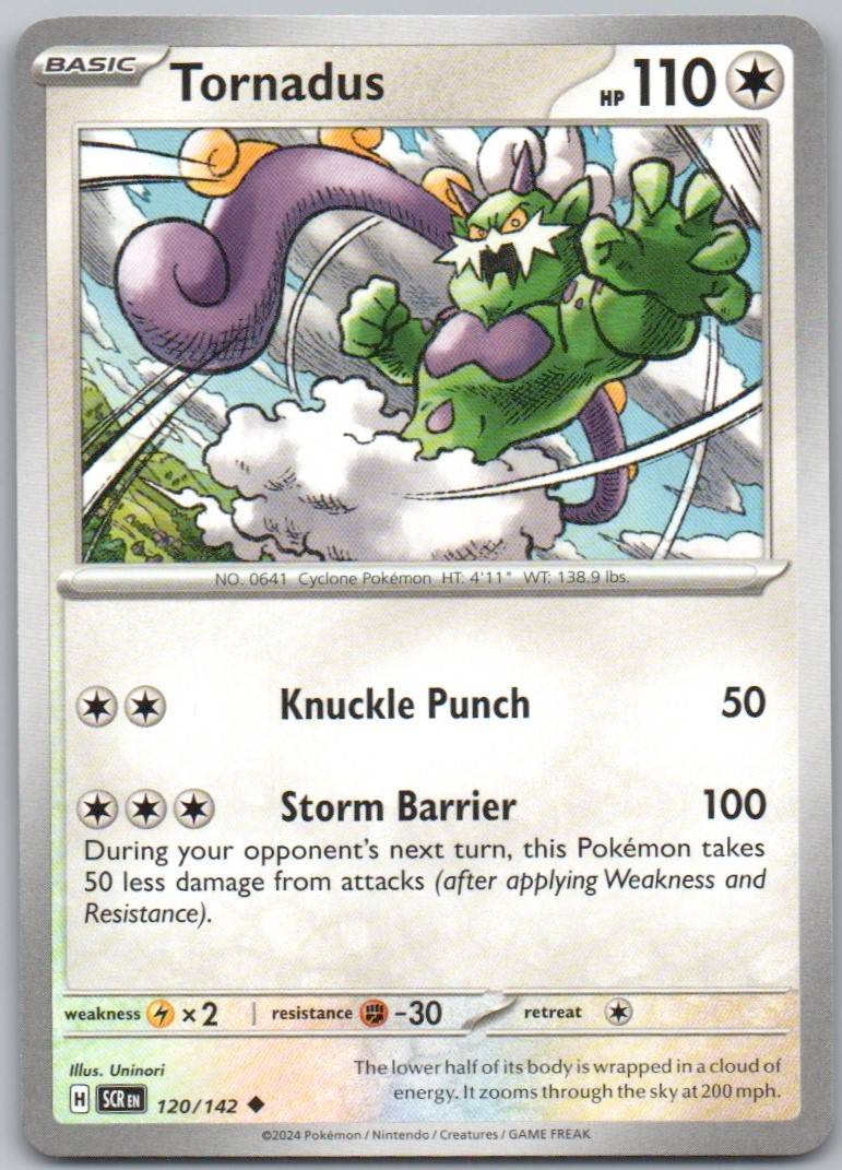 Tornadus 120 NOR Card - Stellar Crown