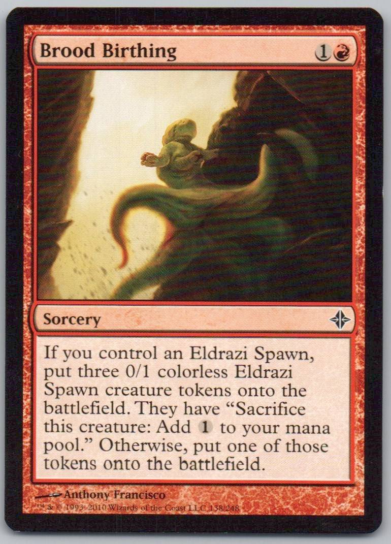 Brood Birthing 138 Normal Sorcery Card - Rise of the Eldrazi