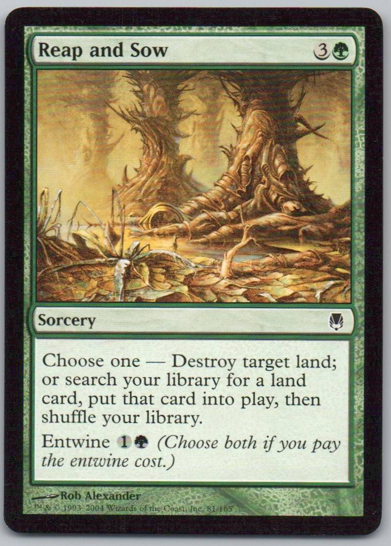 Reap and Sow 81 Normal Sorcery Card - Darksteel