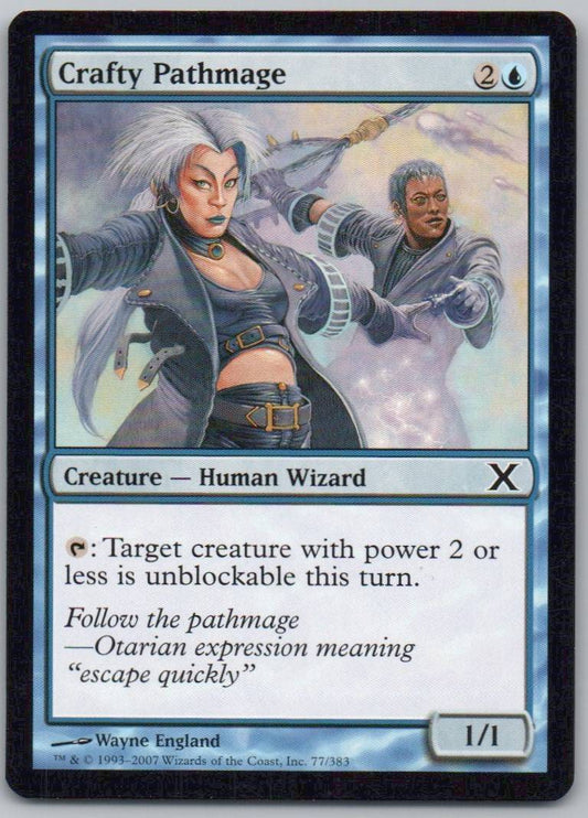 Crafty Pathmage 77 Normal Creature Card - 10th Edition
