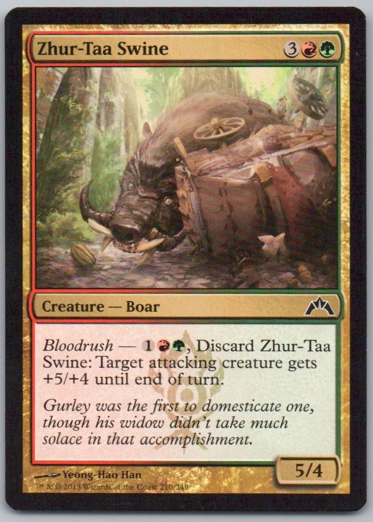 Zhur-Taa Swine 210 Normal Creature Card - Gatecrash