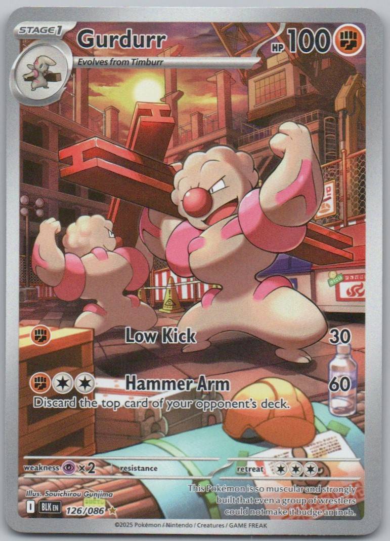 Gurdurr 126 HOL Card - Black Bolt