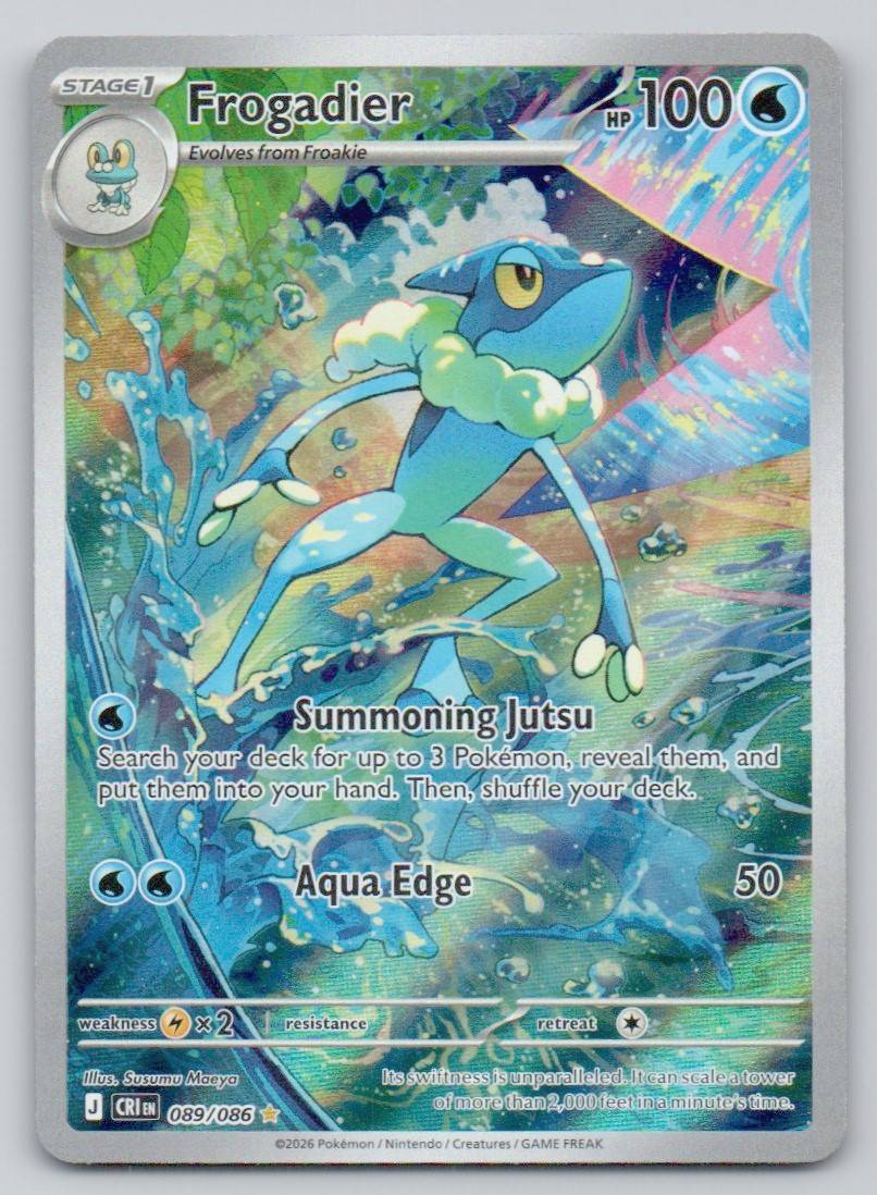 Frogadier 089 NOR Card - ME04: Chaos Rising