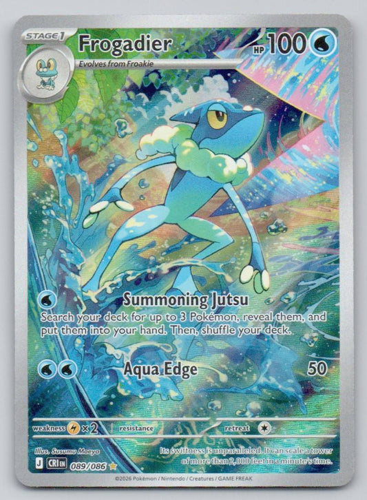 Frogadier 089 NOR Card - ME04: Chaos Rising