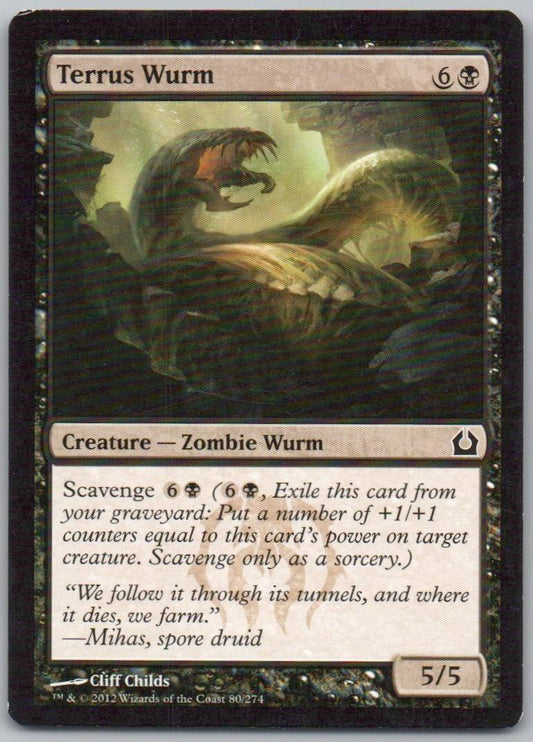 Terrus Wurm 80 Normal Creature Card - Return to Ravnica