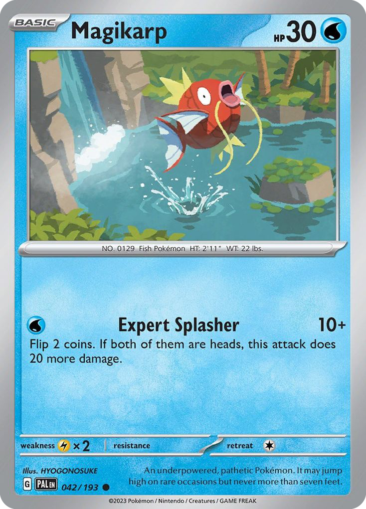 Magikarp 042 Normal Water Card - Paldea Evolved