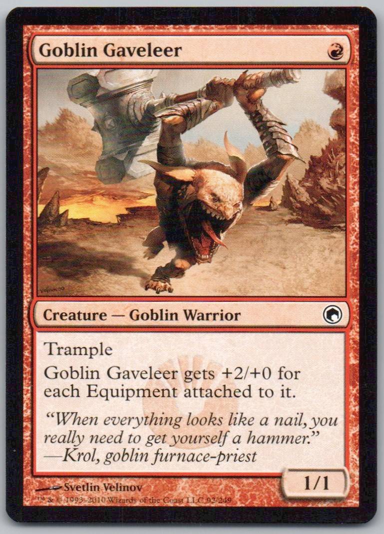 Goblin Gaveleer 92 Normal Creature Card - Scars of Mirrodin