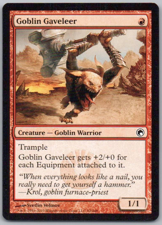 Goblin Gaveleer 92 Normal Creature Card - Scars of Mirrodin