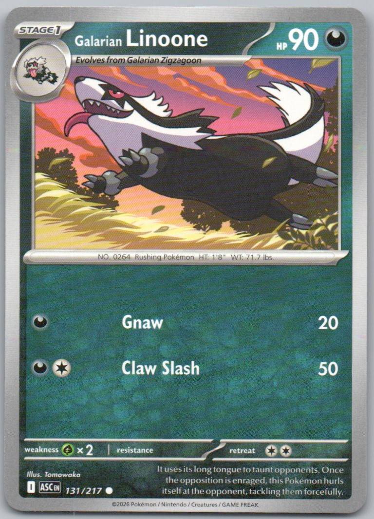 131 - Galarian Linoone