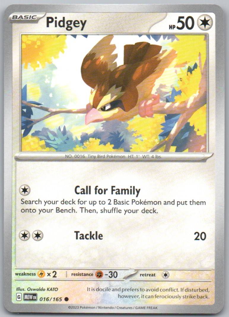 16 - Pidgey