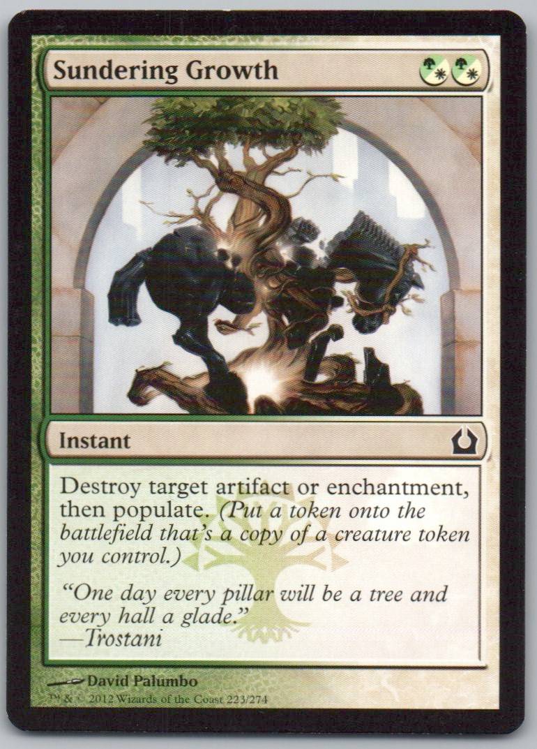 Sundering Growth 223 Normal Instant Card - Return to Ravnica