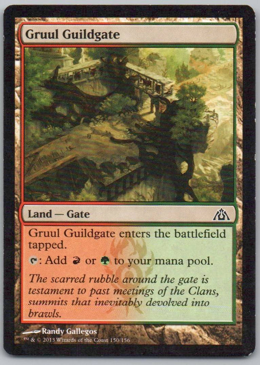 Gruul Guildgate 150 Normal Land Card - Dragon's Maze