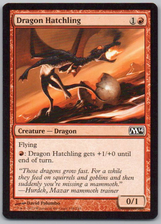 Dragon Hatchling 138 Normal Creature Card - Magic 2014