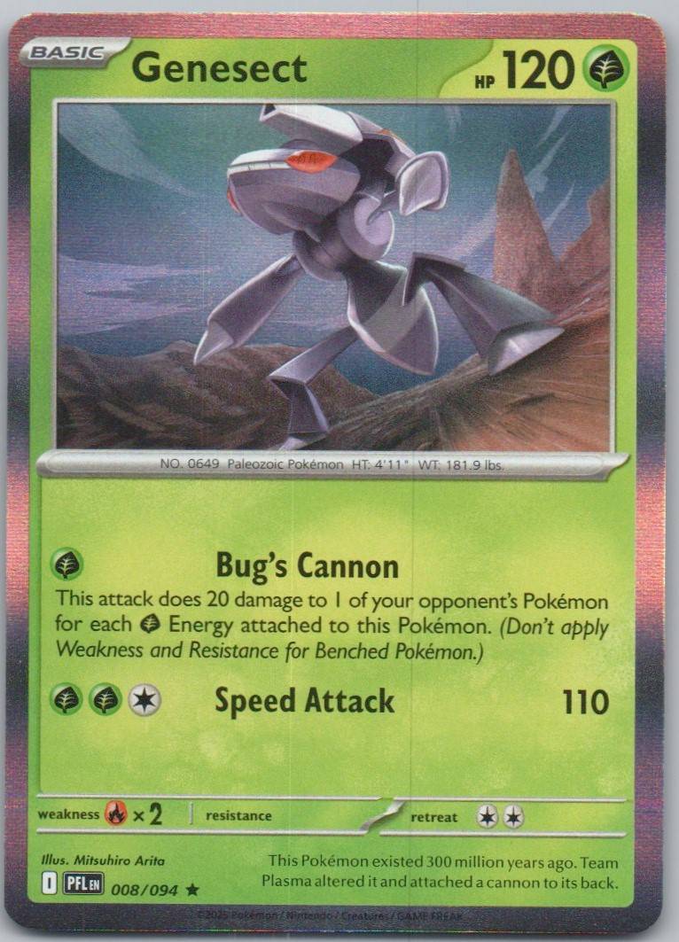 Genesect 008 NOR Card - Phantasmal Flames