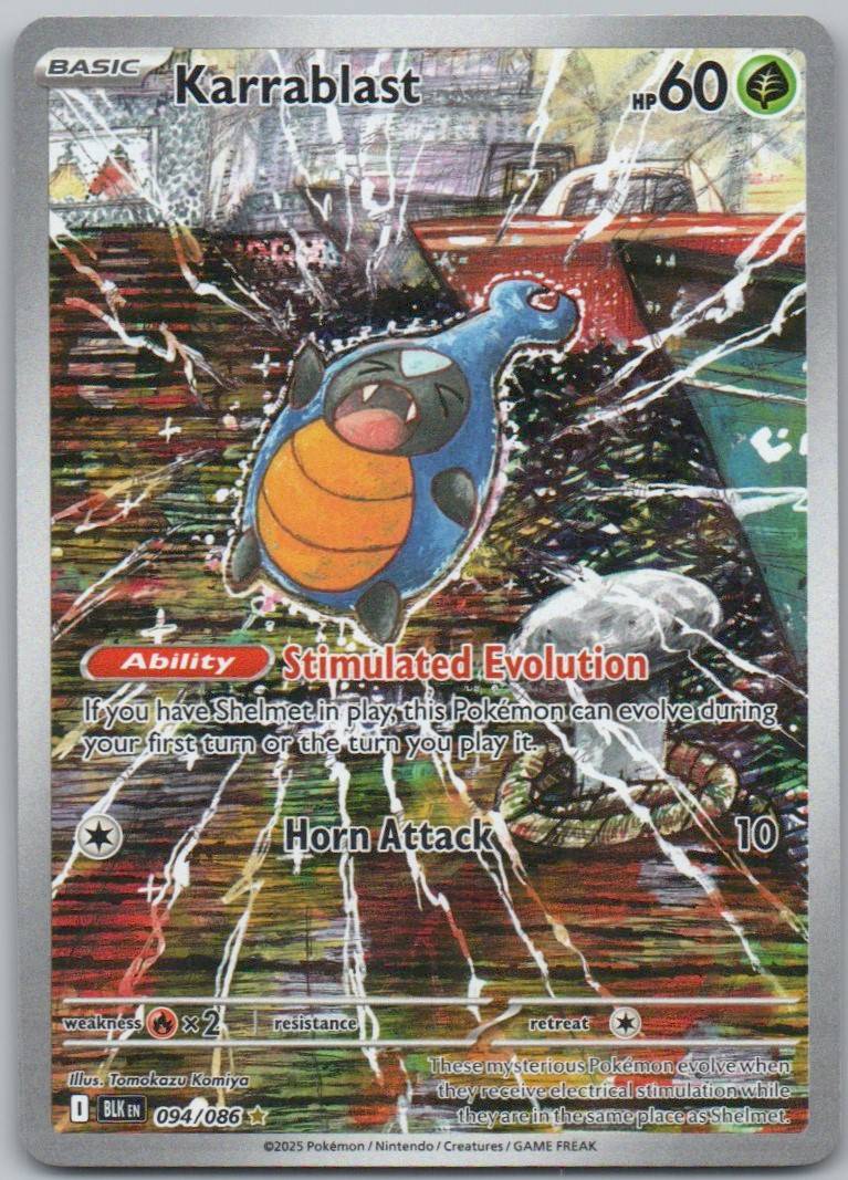 Karrablast 094 HOL Card - Black Bolt