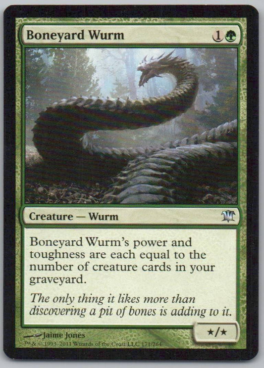 Boneyard Wurm 171 Normal Creature Card - Innistrad