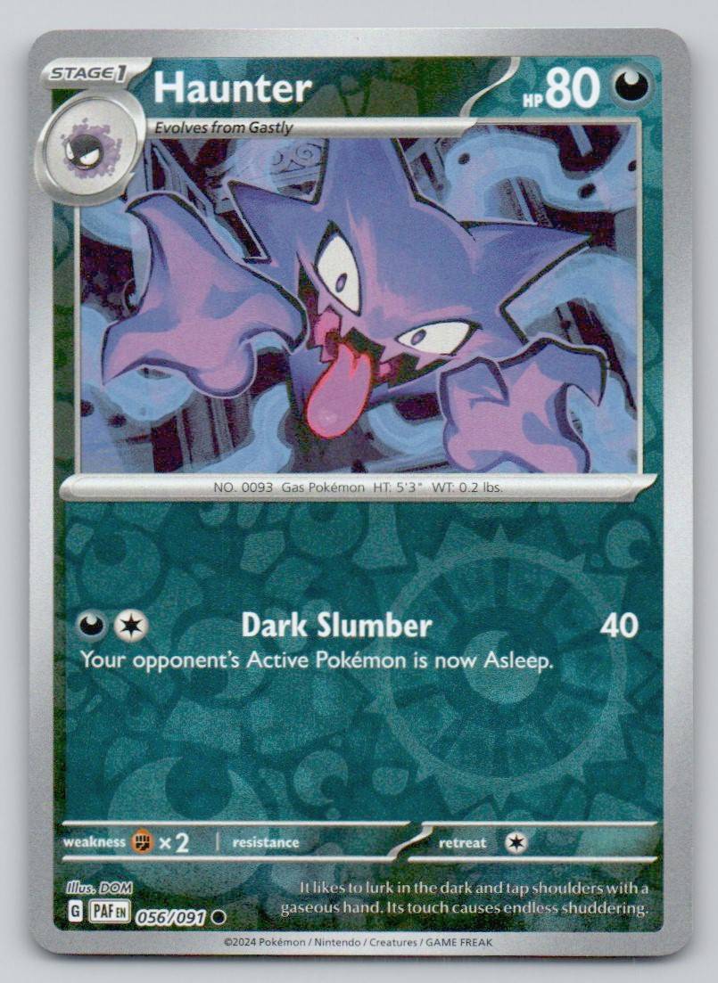 Haunter 056 REV Card - Paldean Fates