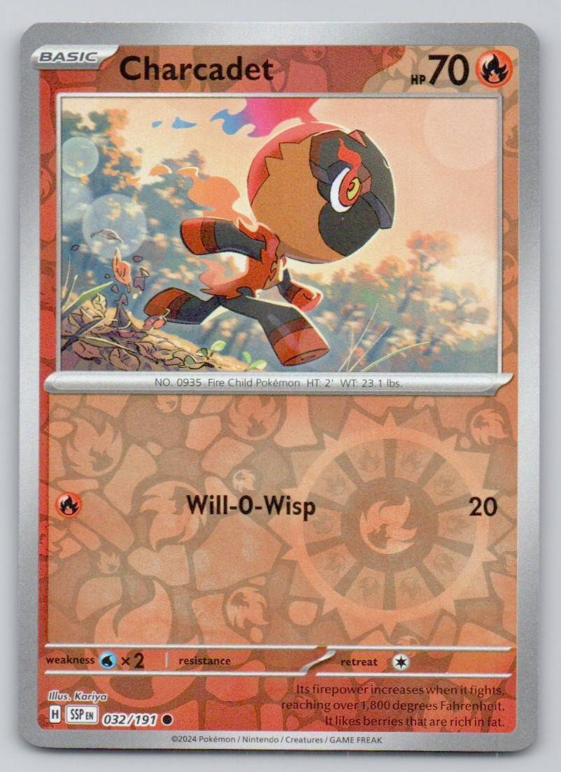 Charcadet 032 REV Card - Surging Sparks