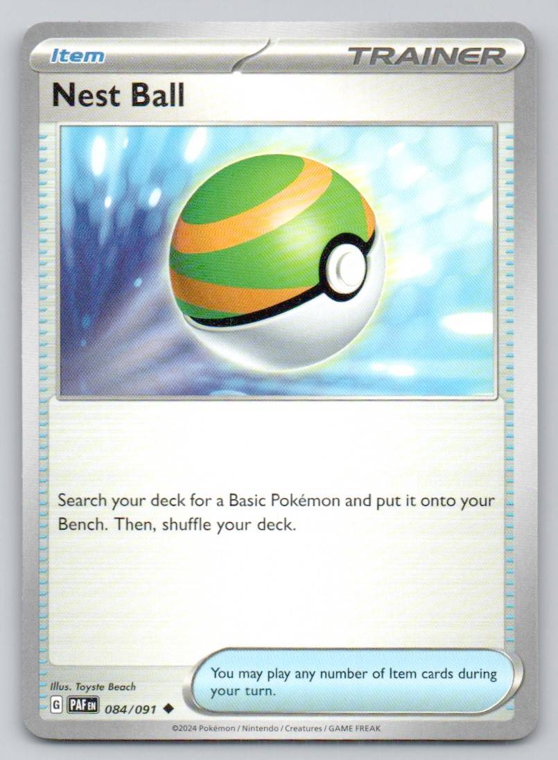 Nest Ball 084 NOR Card - Paldean Fates