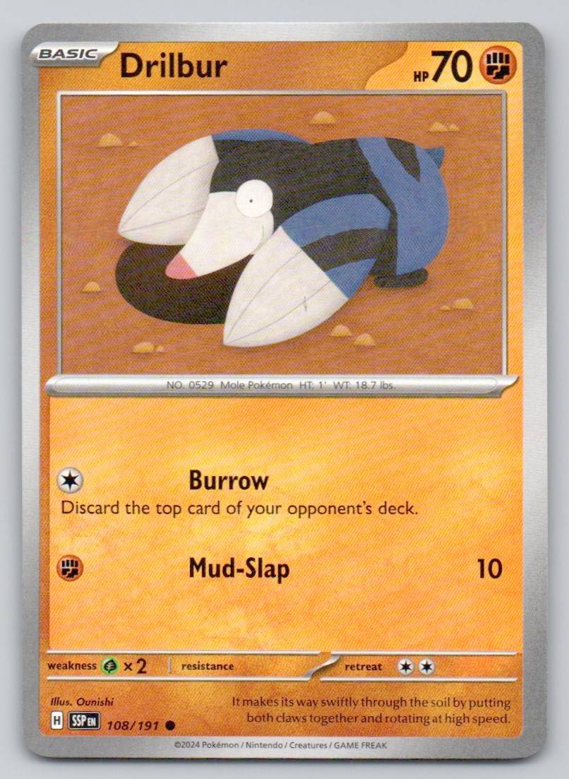 Drilbur 108 NOR Card - Surging Sparks